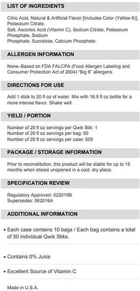 Sqwincher Quik Stik Zero Orange Electrolyte Replenishment Drink Mix, 0.11 oz. Individual Packet - 1057737_PK - 4 Sqwincher Quik Stik Zero Orange Electrolyte Replenishment Drink Mix, 0.11 oz. Individual Packet - 1057737_PK - 4
