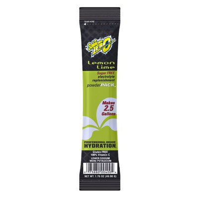 Sqwincher Zero Lemon-Lime Electrolyte Replenishment Drink Mix, 1.76 oz. Individual Packet - 1057733_BG - 1 Sqwincher Zero Lemon-Lime Electrolyte Replenishment Drink Mix, 1.76 oz. Individual Packet - 1057733_BG - 1