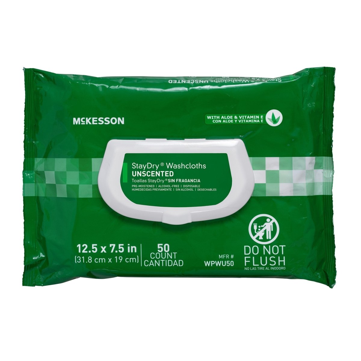 Staydry Unscented Disposable Washcloths With Aloe - 1188864_CS - 1 Staydry Unscented Disposable Washcloths With Aloe - 1188864_CS - 1