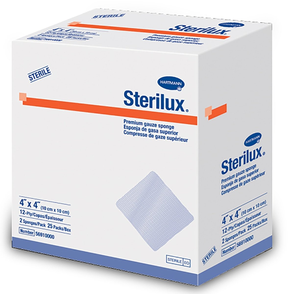 Sterilux Sterile Gauze Sponge - 575848_BX - 1 Sterilux Sterile Gauze Sponge - 575848_BX - 1