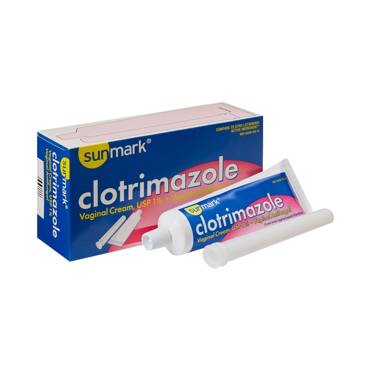 Sunmark Clotrimazole Vaginal Antifungal Cream - 572903_EA - 1 Sunmark Clotrimazole Vaginal Antifungal Cream - 572903_EA - 1