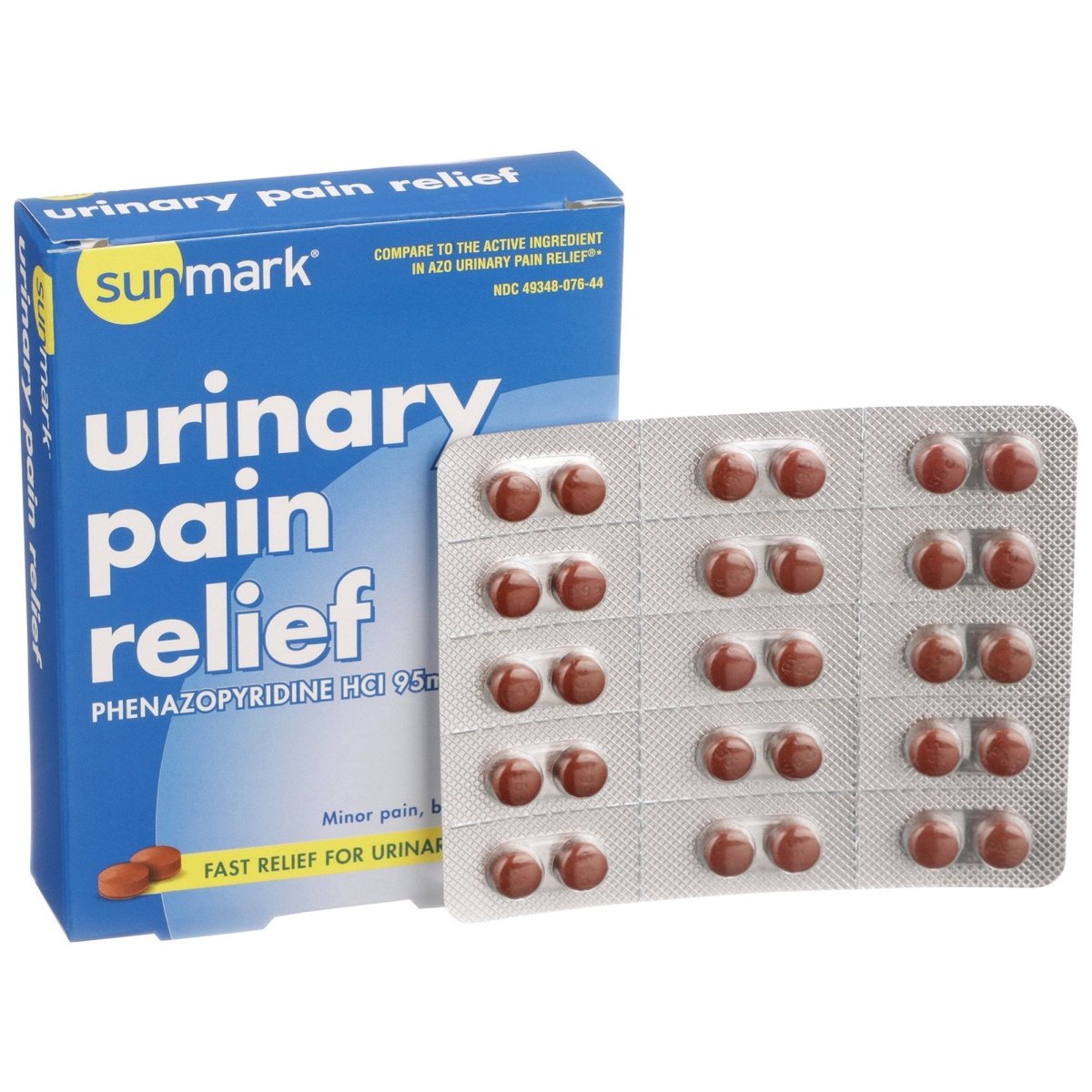 Sunmark Phenazopyridine Urinary Pain Relief - 997408_BX - 1 Sunmark Phenazopyridine Urinary Pain Relief - 997408_BX - 1