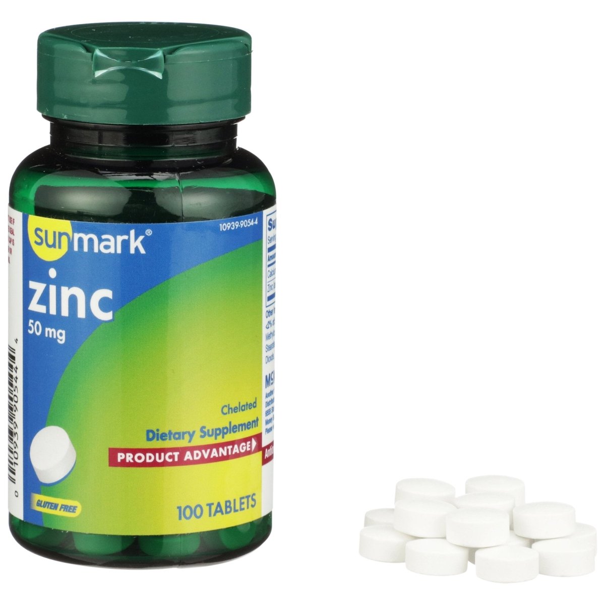 Sunmark Zinc Mineral Supplement - 1111276_BT - 1 Sunmark Zinc Mineral Supplement - 1111276_BT - 1