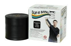 Sup-R Band Exercise Resistance Band, Black, 5 Inch x 50 Yard - 930538_EA - 1 Sup-R Band Exercise Resistance Band, Black, 5 Inch x 50 Yard - 930538_EA - 1