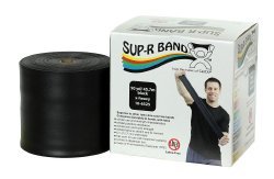 Sup-R Band Exercise Resistance Band, Black, 5 Inch x 50 Yard - 930538_EA - 1 Sup-R Band Exercise Resistance Band, Black, 5 Inch x 50 Yard - 930538_EA - 1