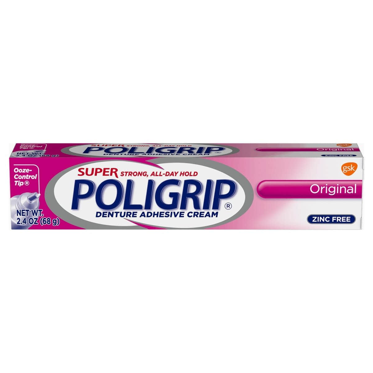 Super Poligrip Original Denture Adhesive Cream - 341486_EA - 1 Super Poligrip Original Denture Adhesive Cream - 341486_EA - 1