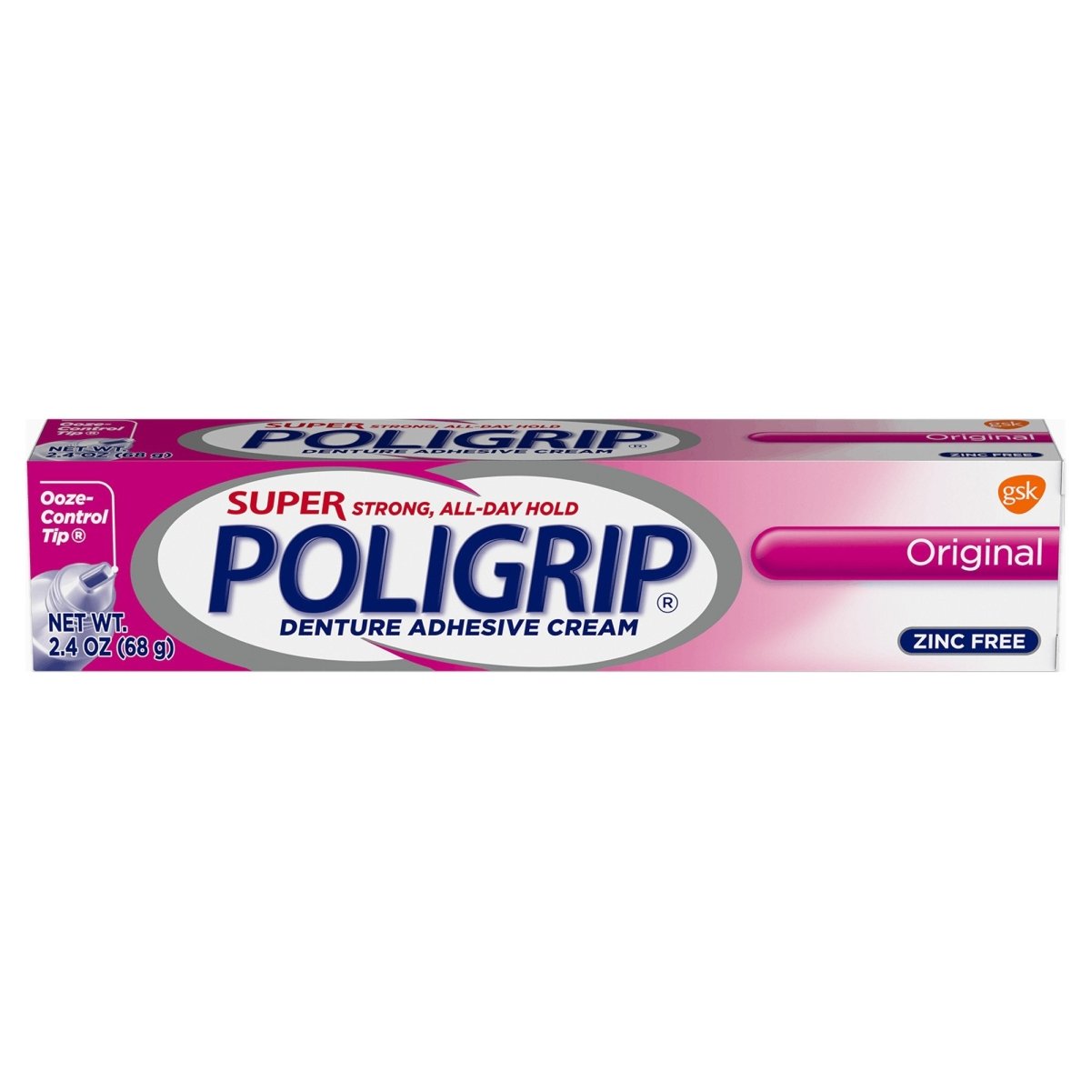 Super Poligrip Original Denture Adhesive Cream - 341486_EA - 1 Super Poligrip Original Denture Adhesive Cream - 341486_EA - 1