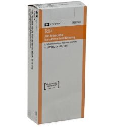 Telfa Impregnated Antimicrobial Dressing, 4 x 8 Inch - 475574_CS - 1 Telfa Impregnated Antimicrobial Dressing, 4 x 8 Inch - 475574_CS - 1