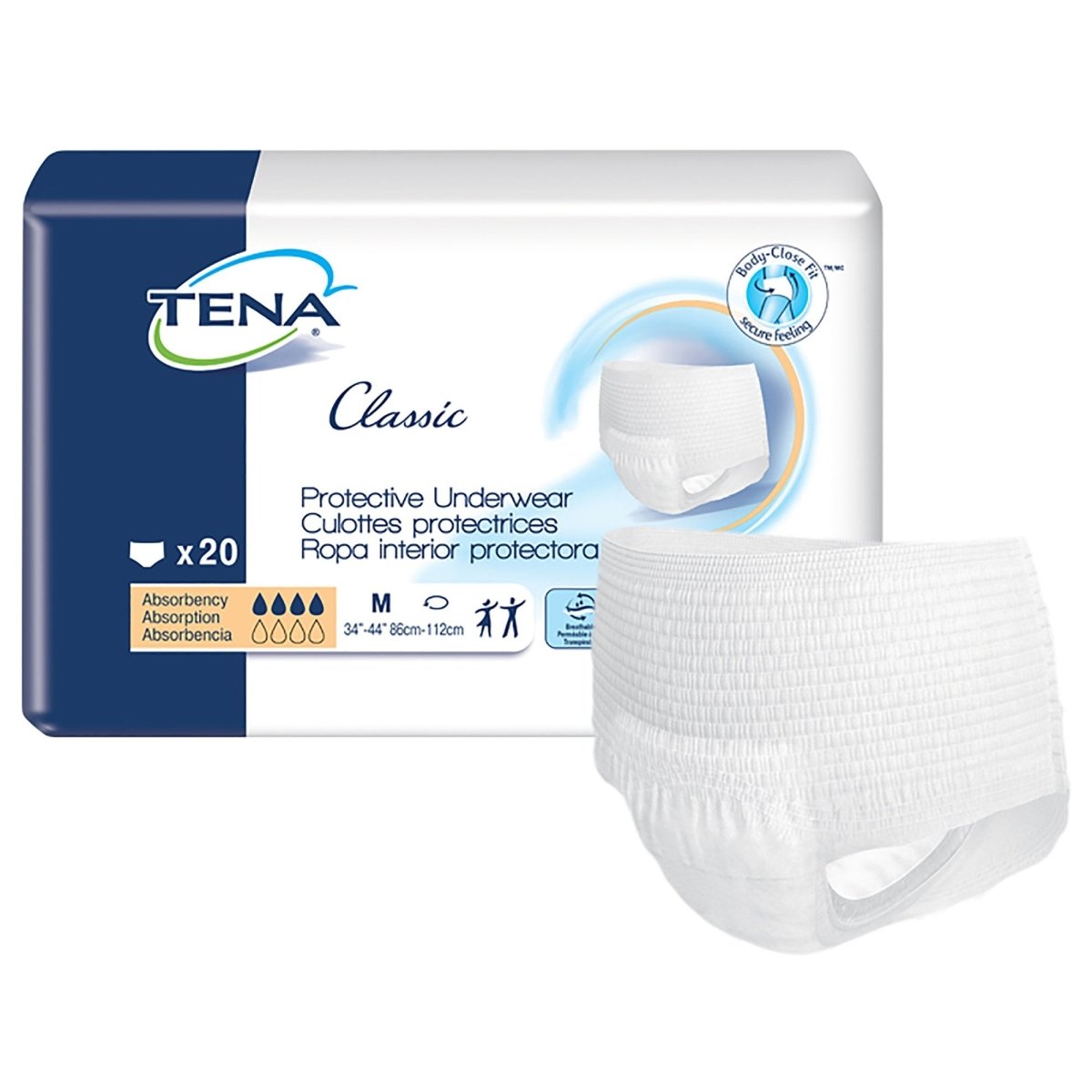 Tena Classic Absorbent Underwear -Unisex - 959415_CS - 1 Tena Classic Absorbent Underwear -Unisex - 959415_CS - 1
