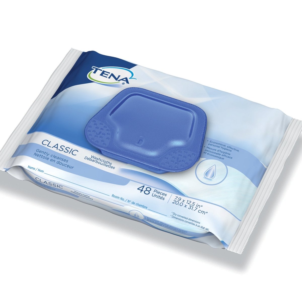 Tena Classic Disposable Washcloth - 931644_CS - 1 Tena Classic Disposable Washcloth - 931644_CS - 1