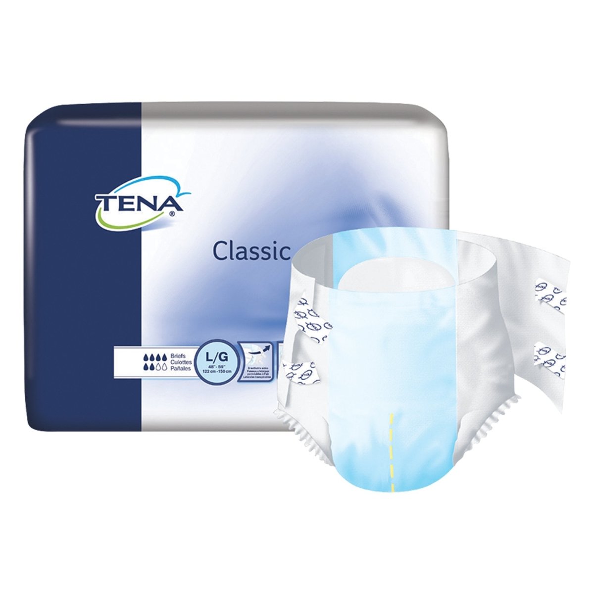 Tena Classic Incontinence Brief -Unisex - 796890_BG - 1 Tena Classic Incontinence Brief -Unisex - 796890_BG - 1