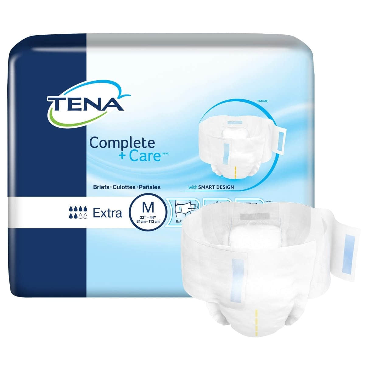Tena Complete +Care Extra Incontinence Brief -Unisex - 1111001_BG - 1 Tena Complete +Care Extra Incontinence Brief -Unisex - 1111001_BG - 1
