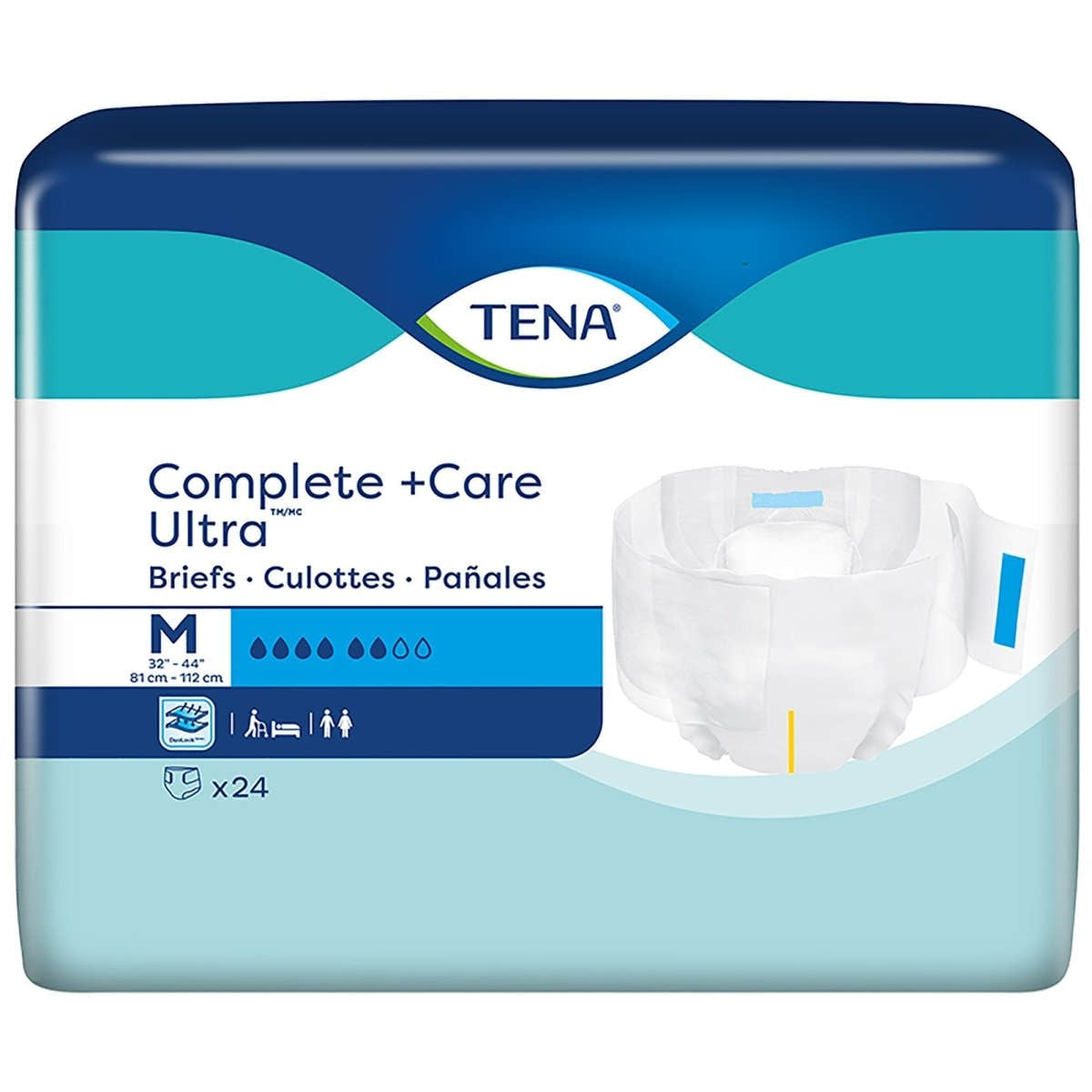 Tena Complete +Care Ultra Incontinence Brief -Unisex - 1160263_BG - 1 Tena Complete +Care Ultra Incontinence Brief -Unisex - 1160263_BG - 1