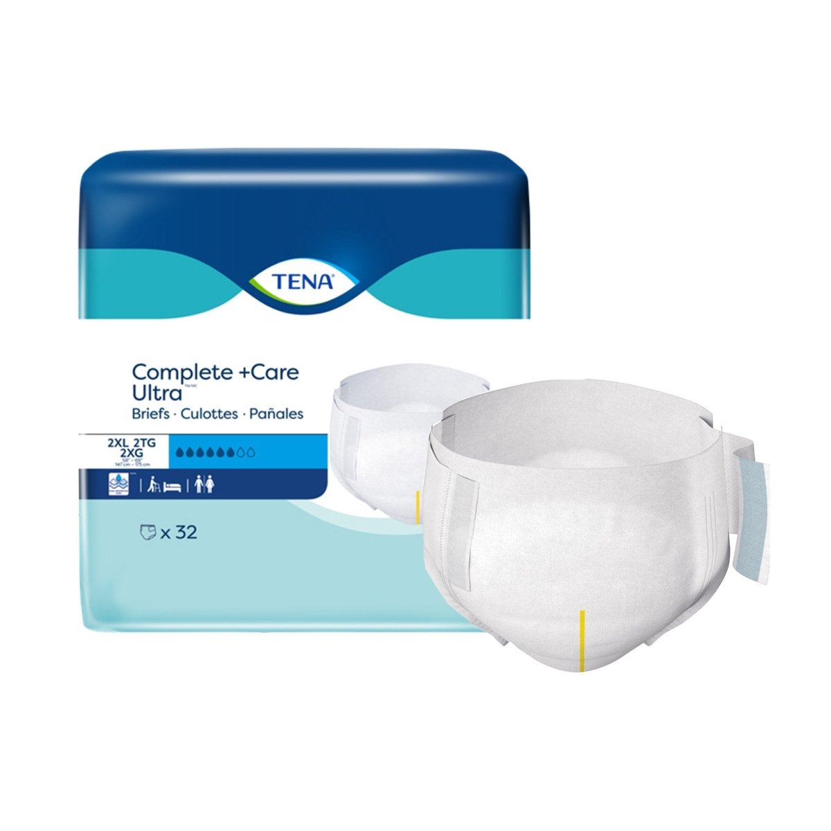 Tena Complete +Care Ultra Incontinence Briefs - 1198444_CS - 1 Tena Complete +Care Ultra Incontinence Briefs - 1198444_CS - 1