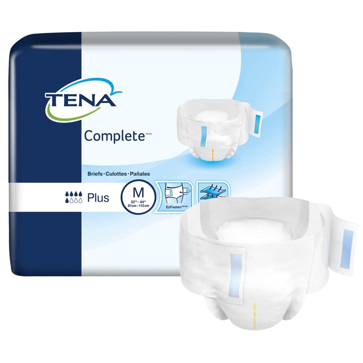 Tena Complete Plus Incontinence Brief -Unisex - 1105111_BG - 1 Tena Complete Plus Incontinence Brief -Unisex - 1105111_BG - 1