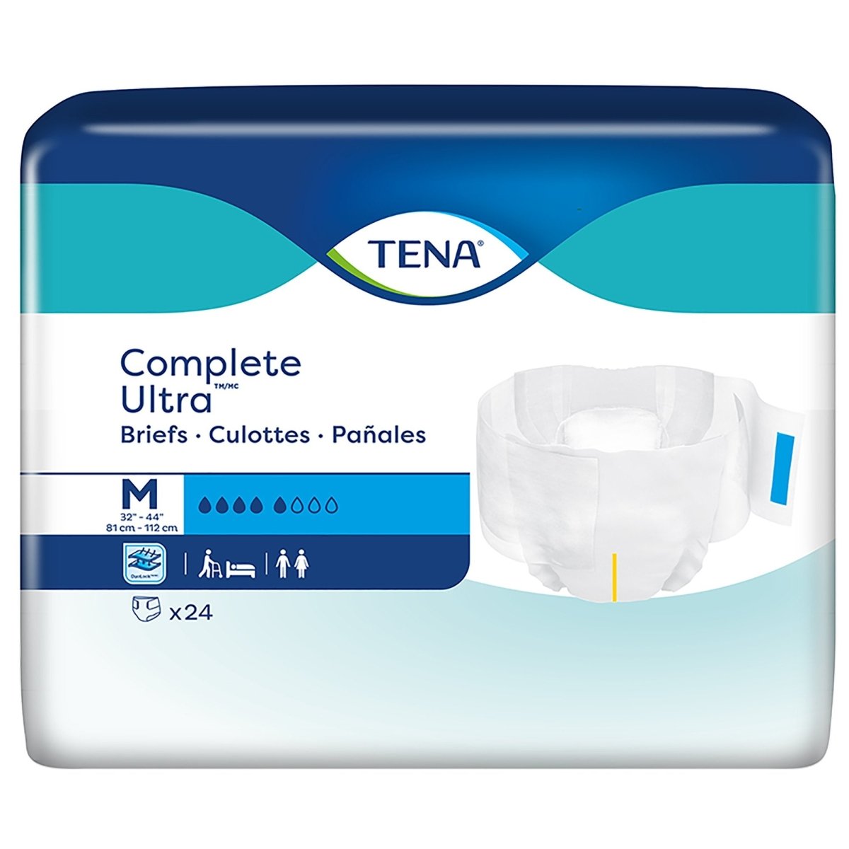 Tena Complete Ultra Incontinence Brief -Unisex - 1160260_BG - 1 Tena Complete Ultra Incontinence Brief -Unisex - 1160260_BG - 1