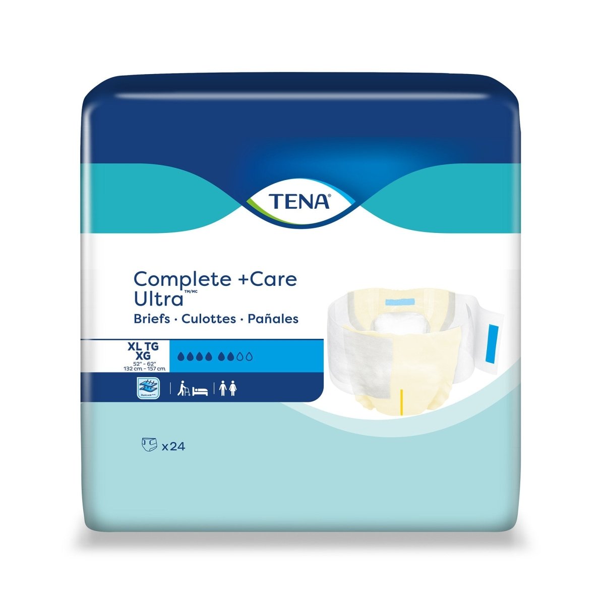Tena Complete Ultra Incontinence Briefs - 1160265_BG - 1 Tena Complete Ultra Incontinence Briefs - 1160265_BG - 1