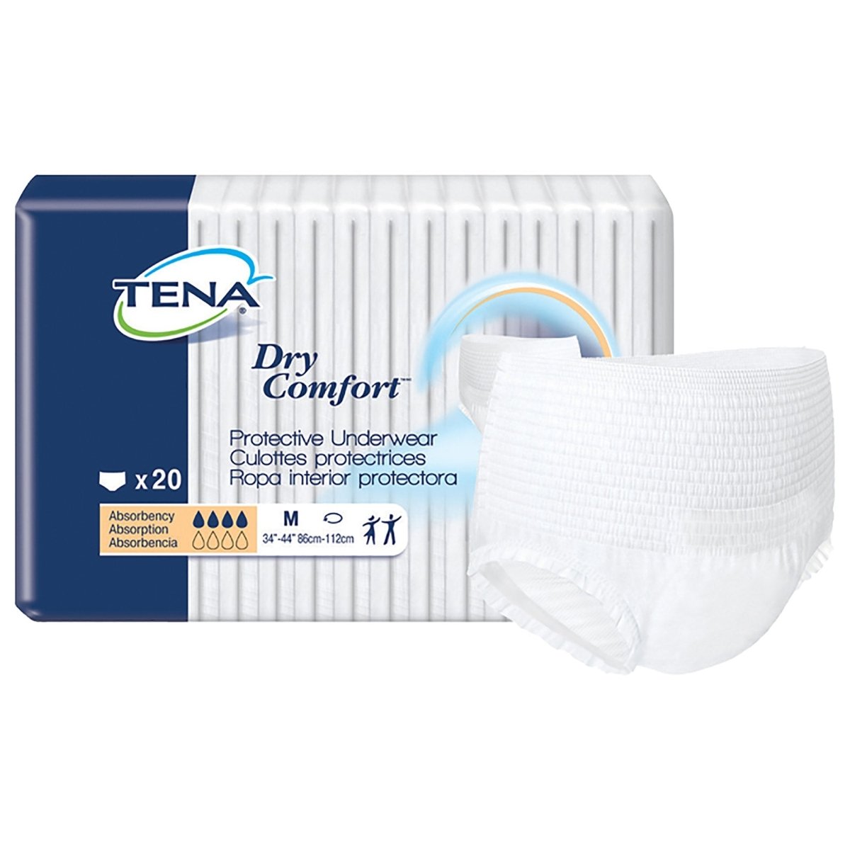 Tena Dry Comfort Absorbent Underwear -Unisex - 959412_CS - 1 Tena Dry Comfort Absorbent Underwear -Unisex - 959412_CS - 1