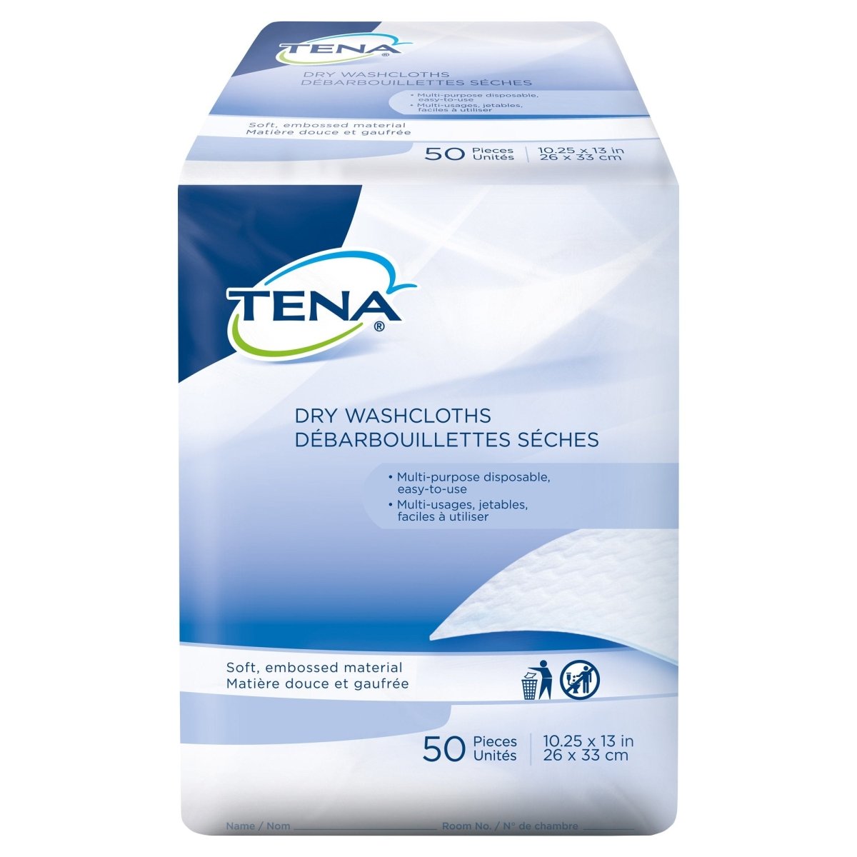 Tena Dry Washcloths - 450345_BG - 1 Tena Dry Washcloths - 450345_BG - 1