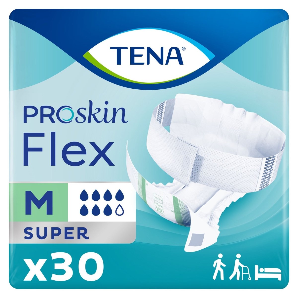 Tena Flex Super Incontinence Belted Undergarment - 718447_CS - 1 Tena Flex Super Incontinence Belted Undergarment - 718447_CS - 1