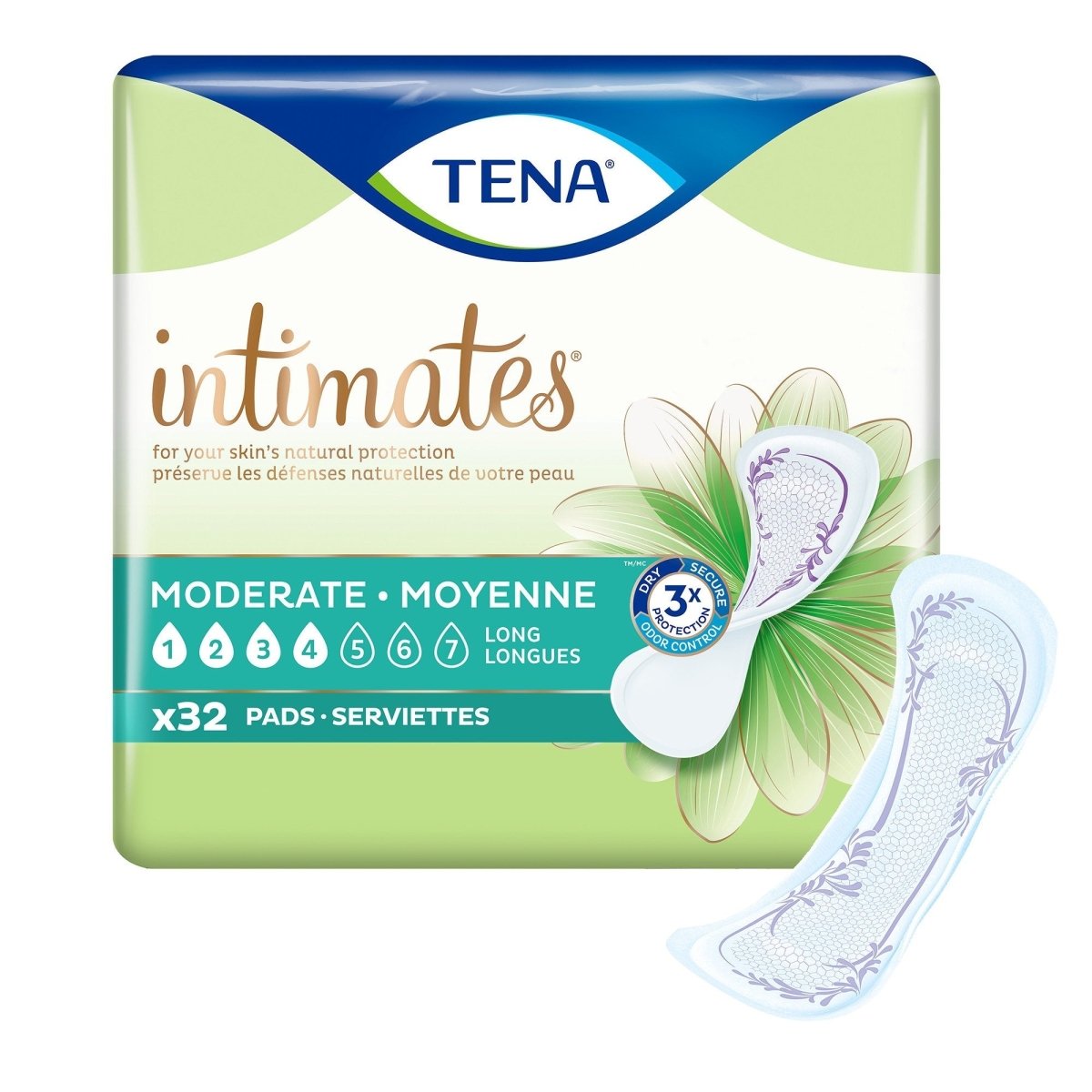 Tena Intimates Moderate Bladder Control Pad - 1131553_BG - 1 Tena Intimates Moderate Bladder Control Pad - 1131553_BG - 1
