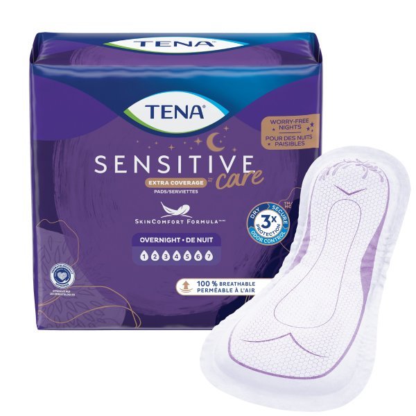 Tena Intimates Overnight Bladder Control Pads - 1009261_BG - 1 Tena Intimates Overnight Bladder Control Pads - 1009261_BG - 1