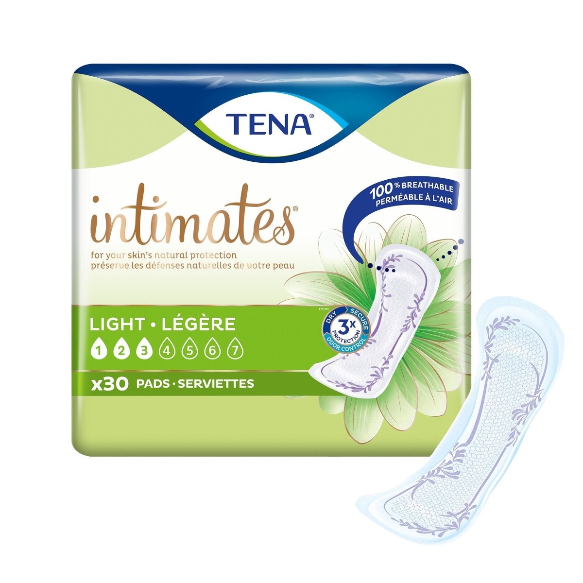 Tena Intimates Ultra Thin Light Pads Regular Bladder Control Pads - 1121150_BG - 1 Tena Intimates Ultra Thin Light Pads Regular Bladder Control Pads - 1121150_BG - 1