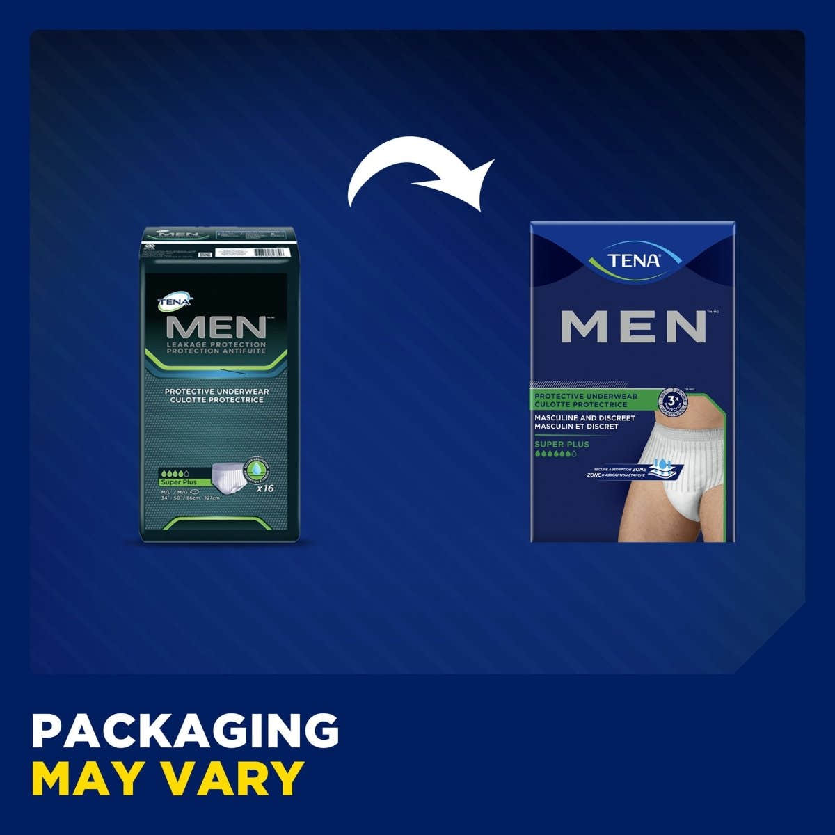 Tena Men Super Plus Absorbent Underwear - 738749_BG - 1 Tena Men Super Plus Absorbent Underwear - 738749_BG - 2