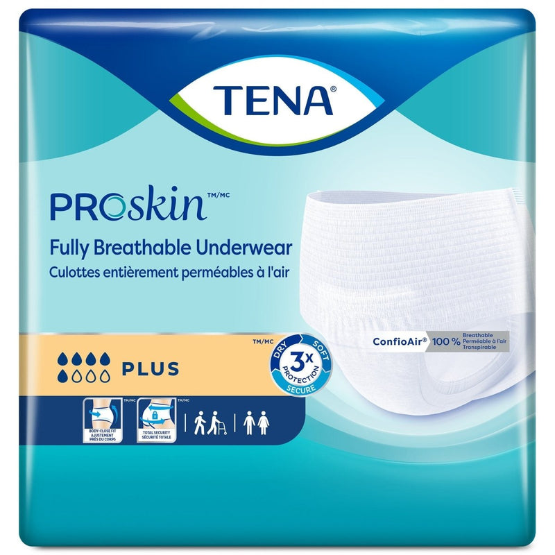 TENA ProSkin Plus Fully Breathable Absorbent Underwear -Unisex - 1182392_CS - 3 TENA ProSkin Plus Fully Breathable Absorbent Underwear -Unisex - 1182392_CS - 3