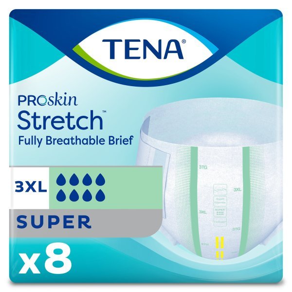 Tena ProSkin Stretch Bariatric Super Incontinence Briefs - 897121_PK - 1 Tena ProSkin Stretch Bariatric Super Incontinence Briefs - 897121_PK - 1