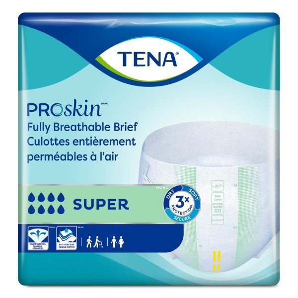 Tena ProSkin Stretch Bariatric Super Incontinence Briefs - 897121_PK - 1 Tena ProSkin Stretch Bariatric Super Incontinence Briefs - 897121_PK - 2