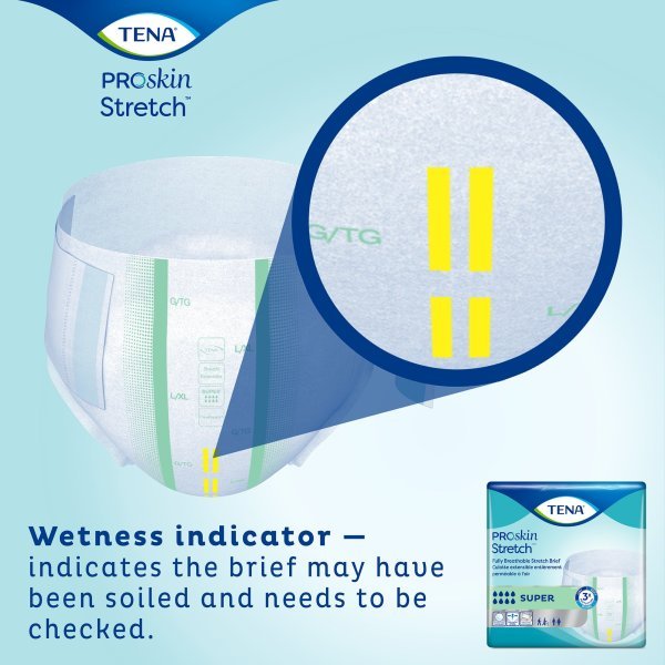 Tena ProSkin Stretch Super Incontinence Briefs - 670605_BG - 12 Tena ProSkin Stretch Super Incontinence Briefs - 670605_BG - 12