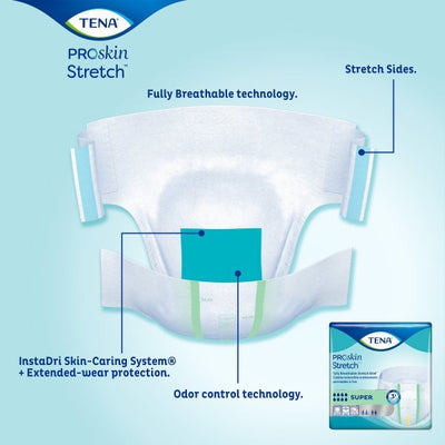 Tena ProSkin Stretch Super Incontinence Briefs - 670605_BG - 10 Tena ProSkin Stretch Super Incontinence Briefs - 670605_BG - 10