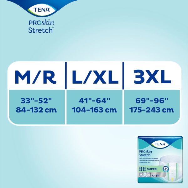 Tena ProSkin Stretch Super Incontinence Briefs - 670605_BG - 8 Tena ProSkin Stretch Super Incontinence Briefs - 670605_BG - 8