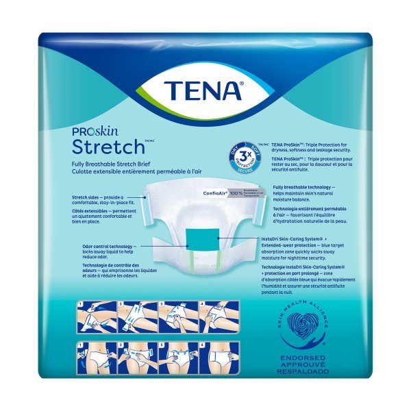 Tena ProSkin Stretch Super Incontinence Briefs - 670604_BG - 2 Tena ProSkin Stretch Super Incontinence Briefs - 670604_BG - 2