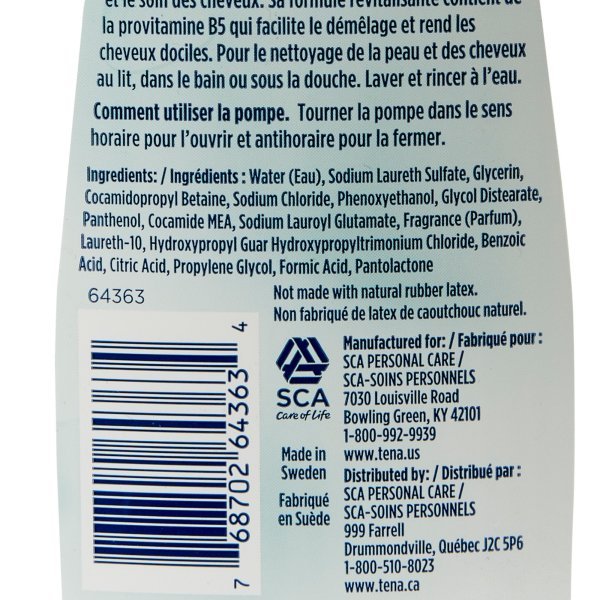 Tena Scented Shampoo And Body Wash - 931618_CS - 7 Tena Scented Shampoo And Body Wash - 931618_CS - 7