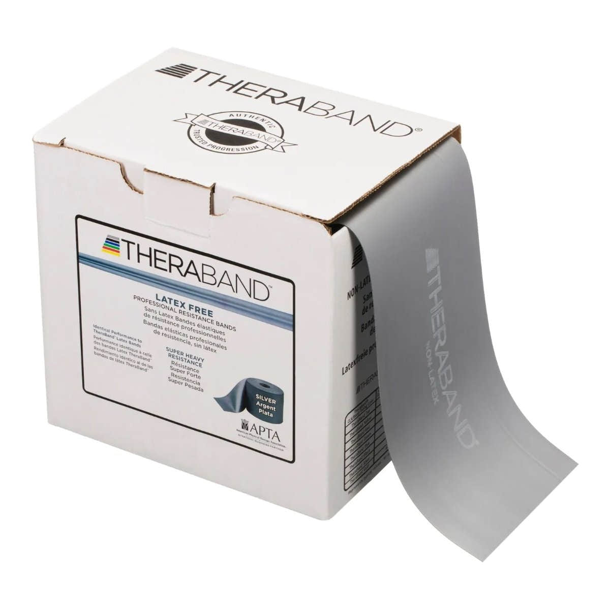 TheraBand Exercise Resistance Band, Silver, 6 Inch x 50 Yard - 193771_RL - 1 TheraBand Exercise Resistance Band, Silver, 6 Inch x 50 Yard - 193771_RL - 1