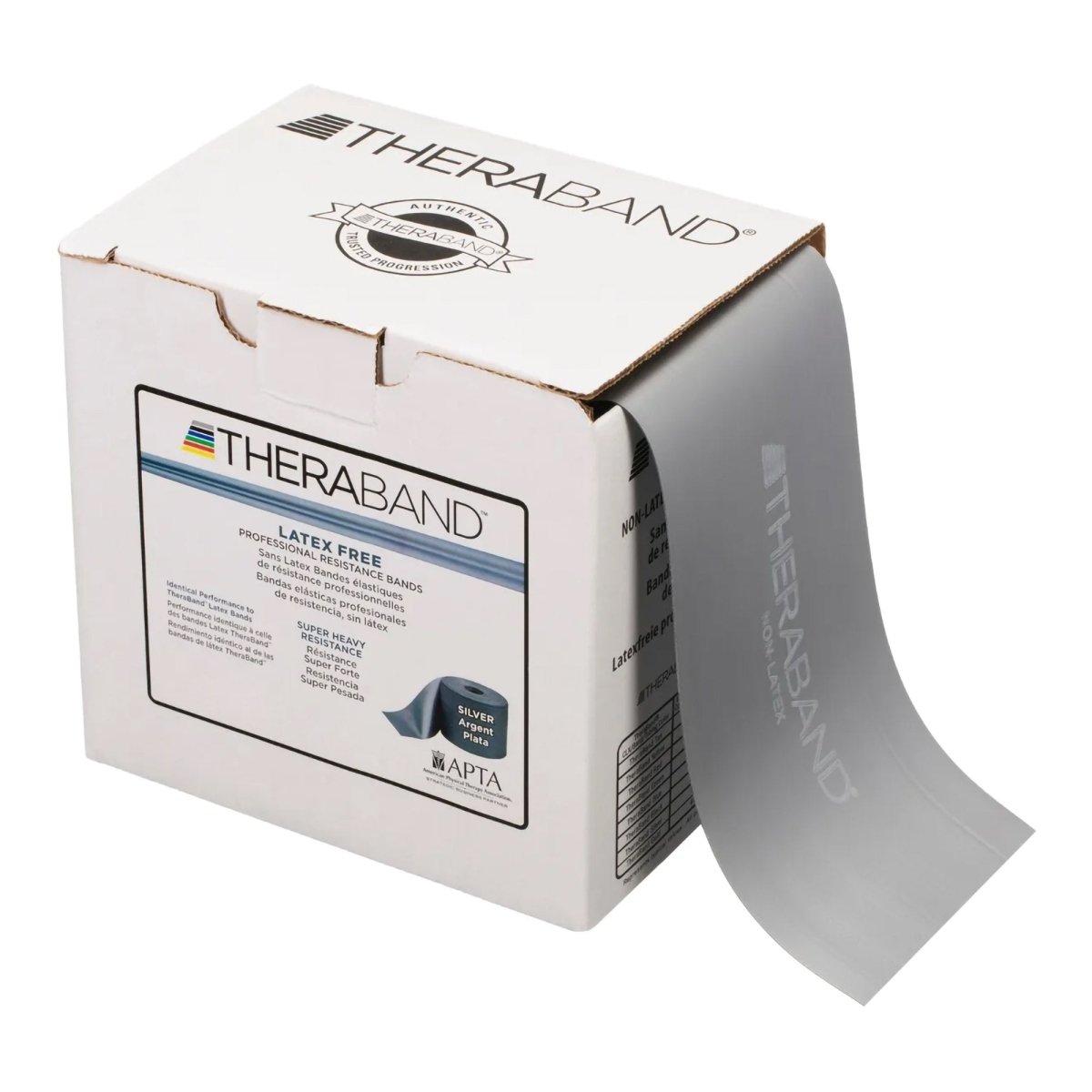 TheraBand Exercise Resistance Band, Silver, 6 Inch x 50 Yard - 193771_RL - 1 TheraBand Exercise Resistance Band, Silver, 6 Inch x 50 Yard - 193771_RL - 1