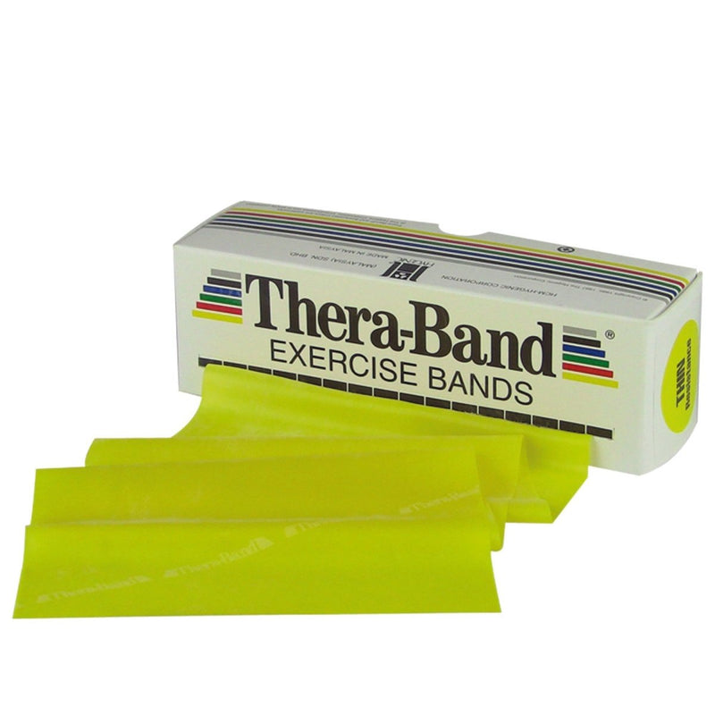 TheraBand Exercise Resistance Band, Yellow, 5 Inch x 6 Yard - 304468_EA - 1 TheraBand Exercise Resistance Band, Yellow, 5 Inch x 6 Yard - 304468_EA - 1