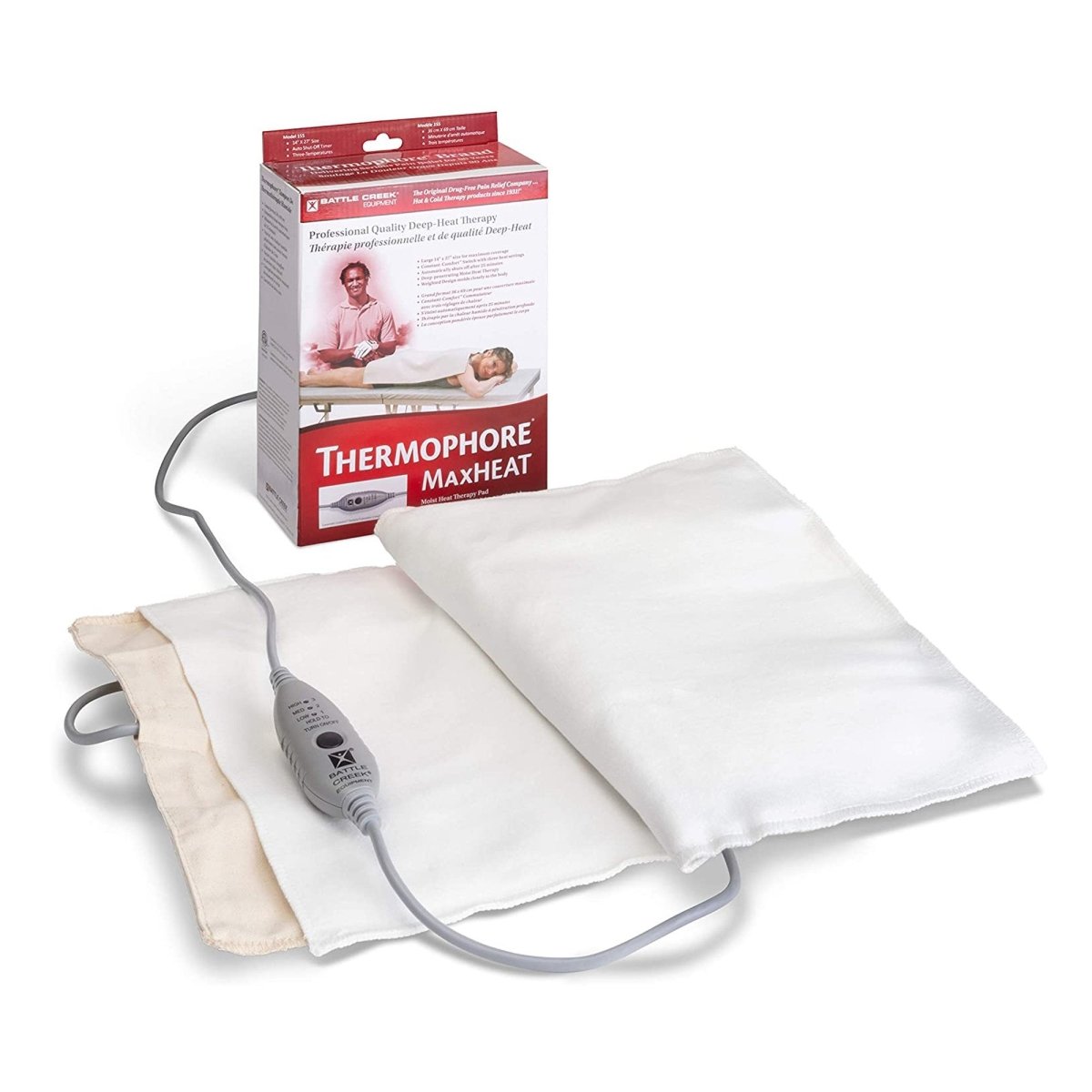 Thermophore MaxHEAT Moist Heating Pad for Backs, Hips, Legs and Shoulders - 540872_EA - 1 Thermophore MaxHEAT Moist Heating Pad for Backs, Hips, Legs and Shoulders - 540872_EA - 1