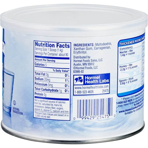 Thick & Easy Clear Food and Beverage Thickener, 4.4 oz. Canister - 1045473_CS - 1 Thick & Easy Clear Food and Beverage Thickener, 4.4 oz. Canister - 1045473_CS - 2