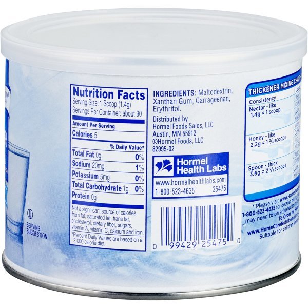 Thick & Easy Clear Food and Beverage Thickener, 4.4 oz. Canister - 1045473_CS - 2 Thick & Easy Clear Food and Beverage Thickener, 4.4 oz. Canister - 1045473_CS - 2