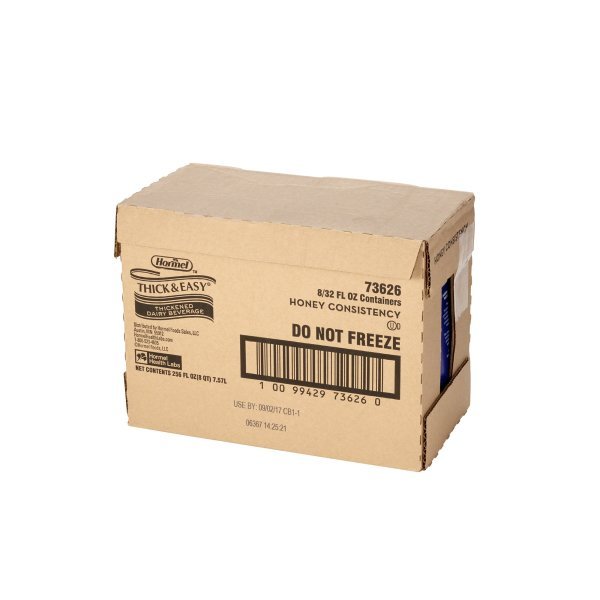 Thick & Easy Dairy Honey Consistency Milk Thickened Beverage, 32 oz. Carton - 1018566_CS - 8 Thick & Easy Dairy Honey Consistency Milk Thickened Beverage, 32 oz. Carton - 1018566_CS - 8