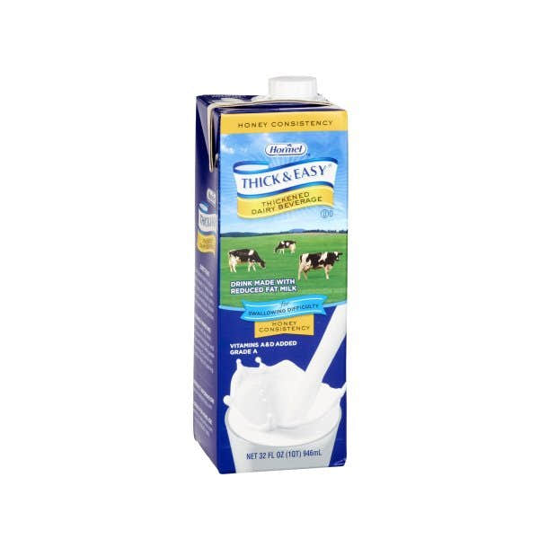 Thick & Easy Dairy Honey Consistency Milk Thickened Beverage, 32 oz. Carton - 1018566_CS - 1 Thick & Easy Dairy Honey Consistency Milk Thickened Beverage, 32 oz. Carton - 1018566_CS - 2