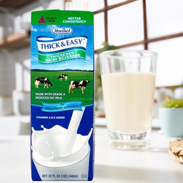 Thick & Easy Dairy Nectar Consistency Milk Thickened Beverage, 32 oz. Carton - 1058819_CS - 3 Thick & Easy Dairy Nectar Consistency Milk Thickened Beverage, 32 oz. Carton - 1058819_CS - 3