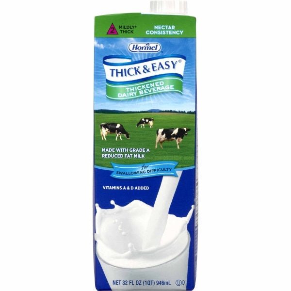 Thick & Easy Dairy Nectar Consistency Milk Thickened Beverage, 32 oz. Carton - 1058819_CS - 1 Thick & Easy Dairy Nectar Consistency Milk Thickened Beverage, 32 oz. Carton - 1058819_CS - 1