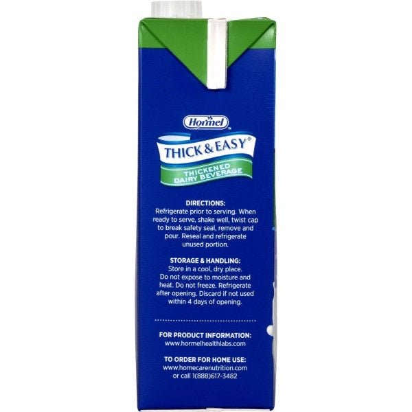 Thick & Easy Dairy Nectar Consistency Milk Thickened Beverage, 32 oz. Carton - 1058819_CS - 1 Thick & Easy Dairy Nectar Consistency Milk Thickened Beverage, 32 oz. Carton - 1058819_CS - 2