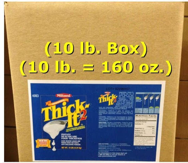Thick-It Original Concentrated Food & Beverage Thickener, 10 lb. Bag - 1058535_CS - 1 Thick-It Original Concentrated Food & Beverage Thickener, 10 lb. Bag - 1058535_CS - 1