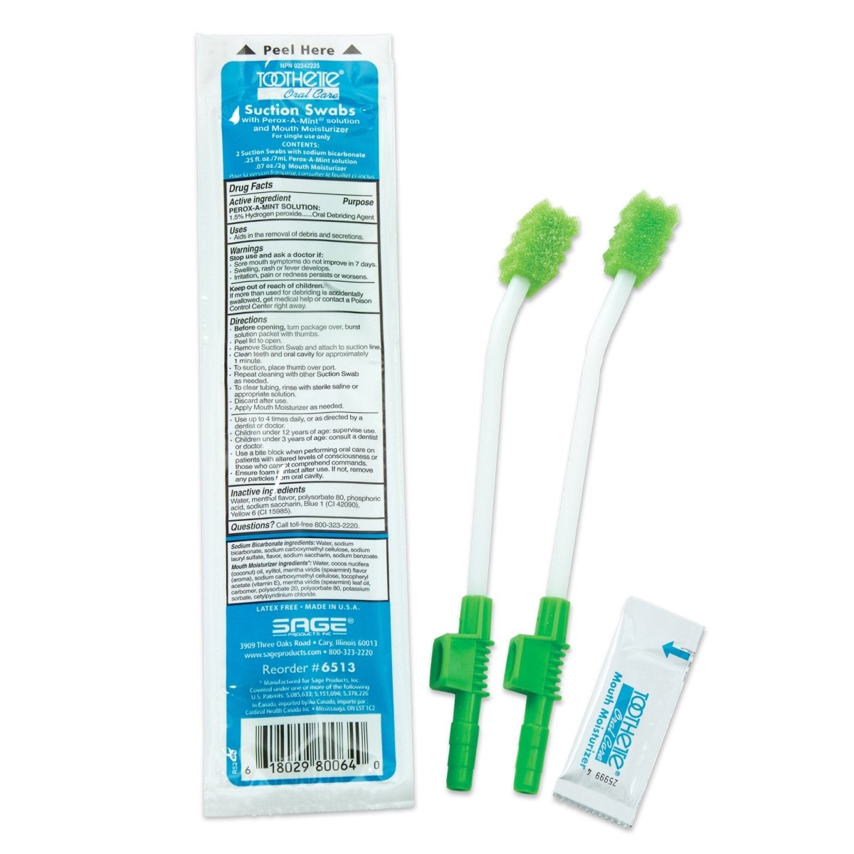 Toothette Suction Swab Kit - 746637_BX - 1 Toothette Suction Swab Kit - 746637_BX - 1