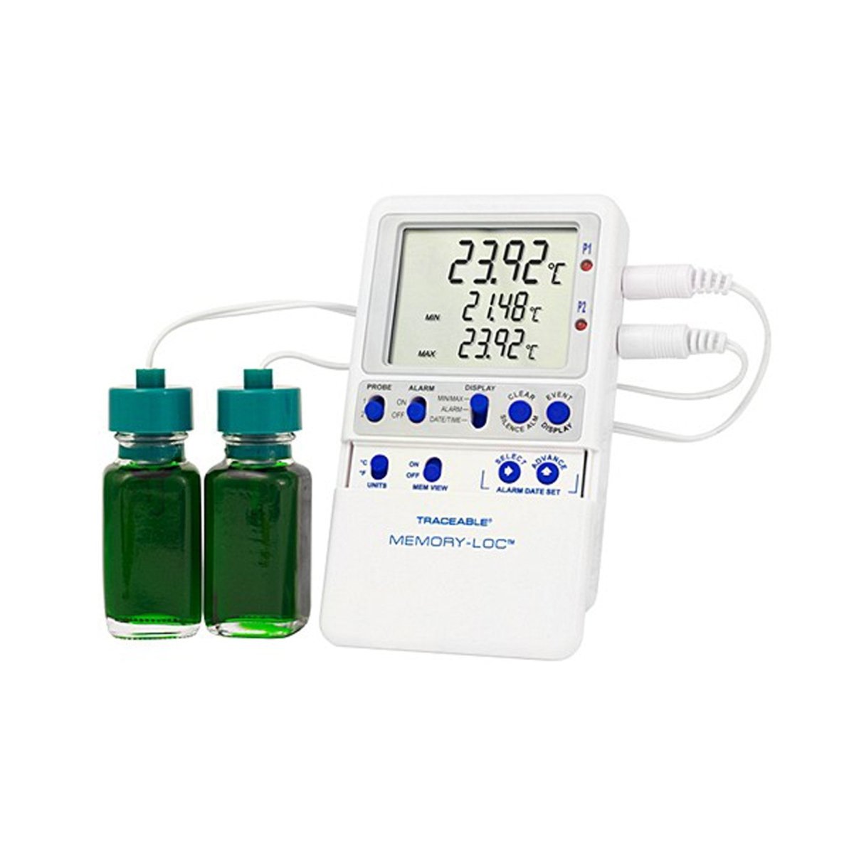 Traceable Memory Loc Refrigerator / Freezer Thermometer With Alarm And Data Logger - 980772_EA - 1 Traceable Memory Loc Refrigerator / Freezer Thermometer With Alarm And Data Logger - 980772_EA - 1